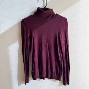 Ralph Lauren Burgundy Turtleneck Sweater